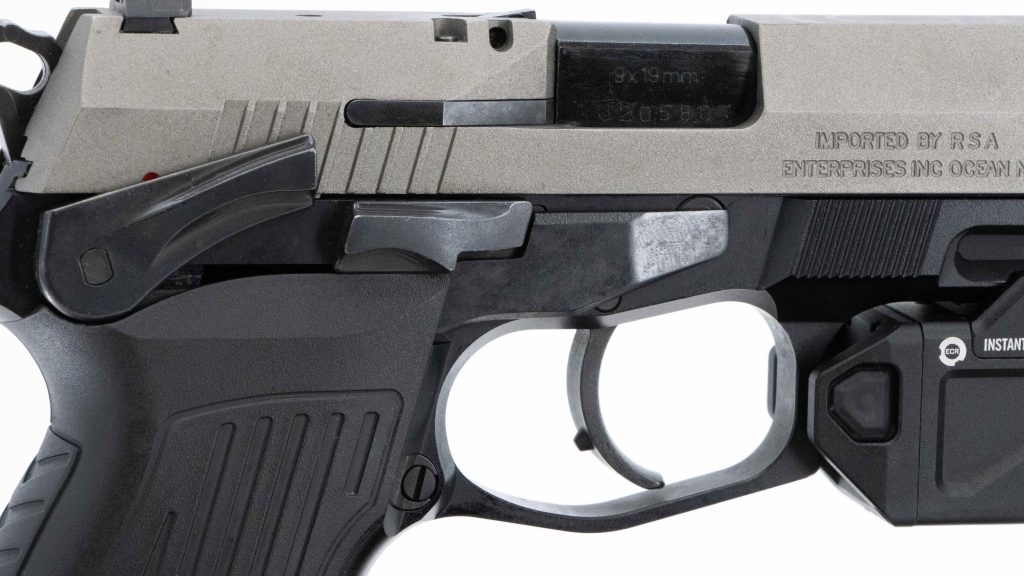 Bersa TPR9 Ambi controls photo by Graham Baates