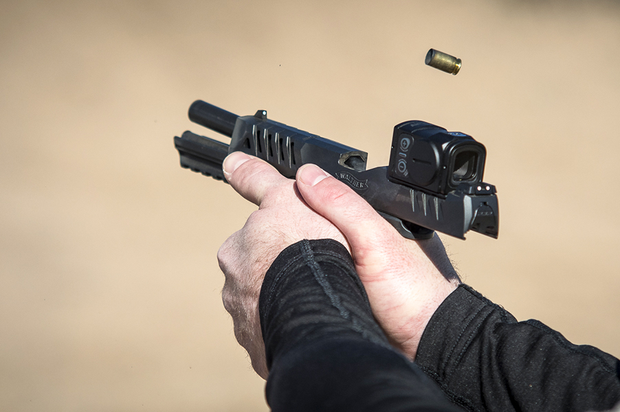 Walther Aimpoint ACRO red dot pistol range train