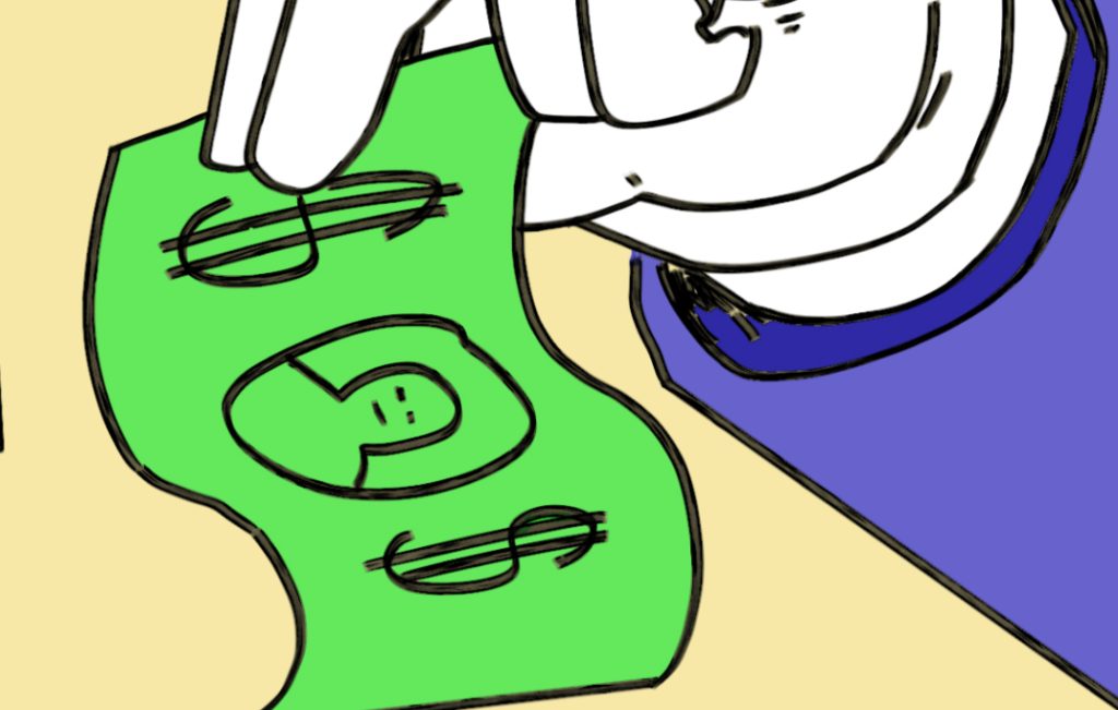 gun movie jar dollar bill