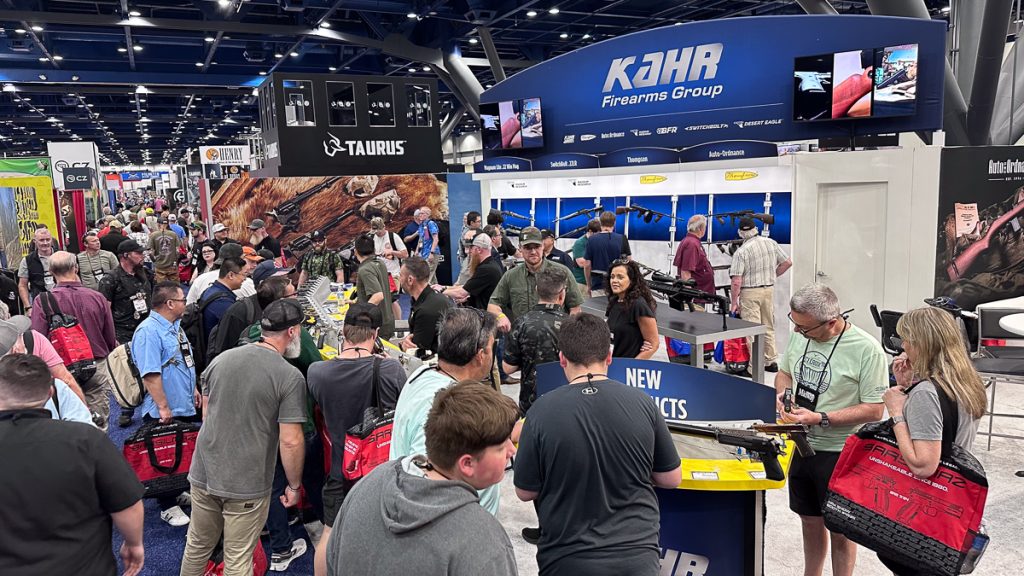 NRAAM floor Kahr booth