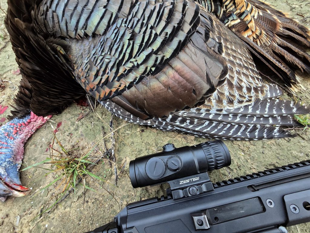 turkey hunting with a rifle jake turkey with 300 BLK short barrel rifle