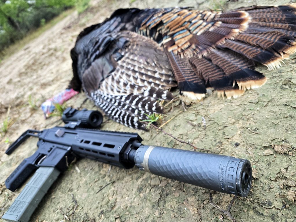 turkey hunting with a rifle jake turkey with 300 BLK short barrel rifle