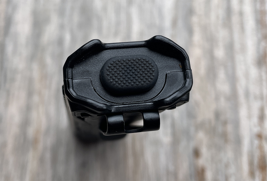 Nitecore EDC07 1500 Lumens Rechargeable Flashlight power button