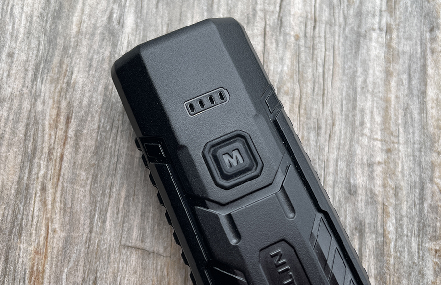 Nitecore EDC07 1500 Lumens Rechargeable Flashlight M button