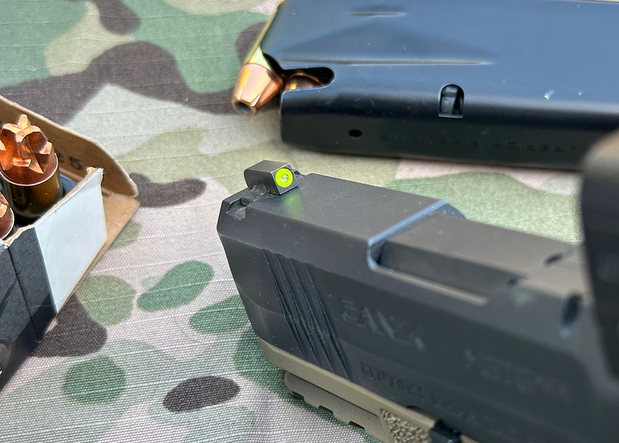 Canik MC9L 9mm Pistol with Night Fision sight