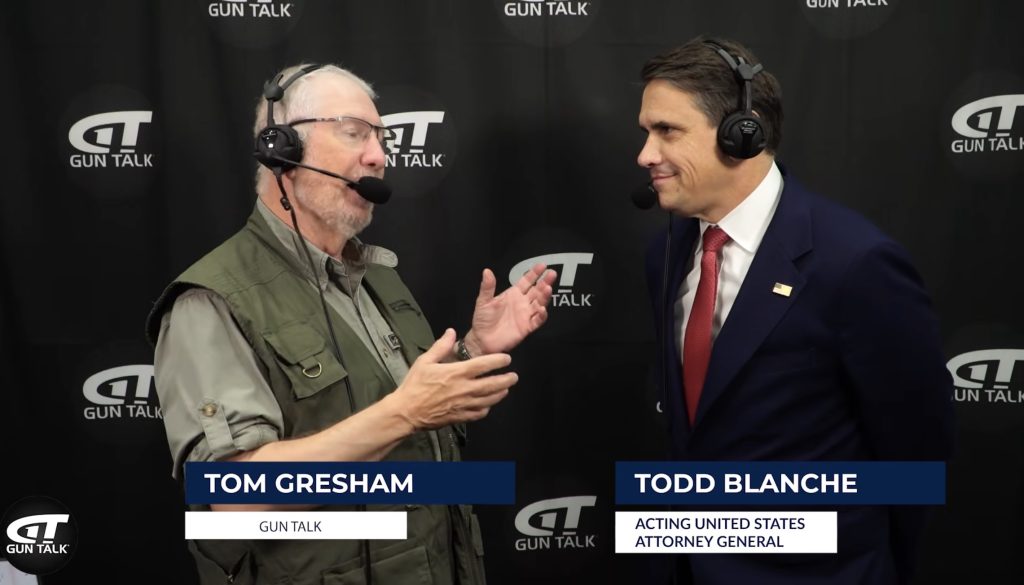 Gun Talk Todd Blanche