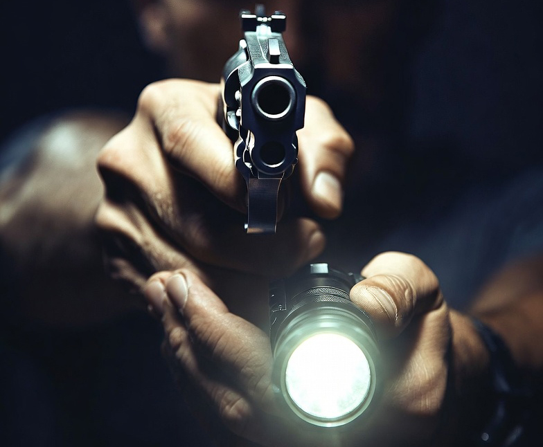 gun flashlight revolver grok