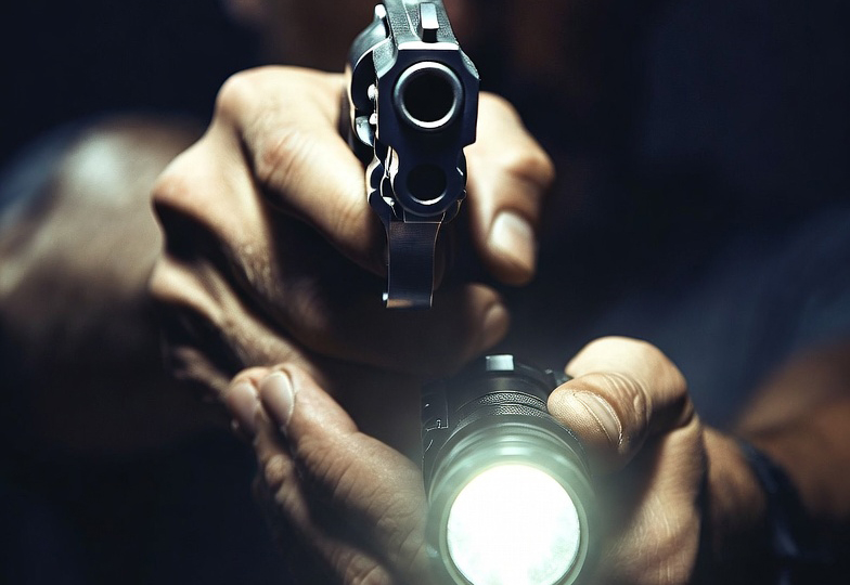 gun flashlight revolver grok