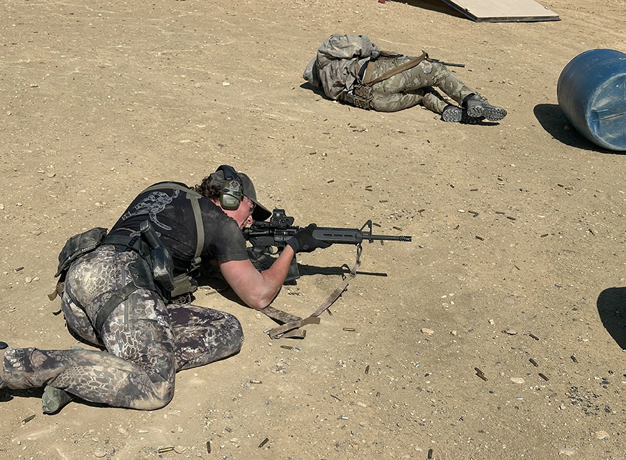 rifle training range train