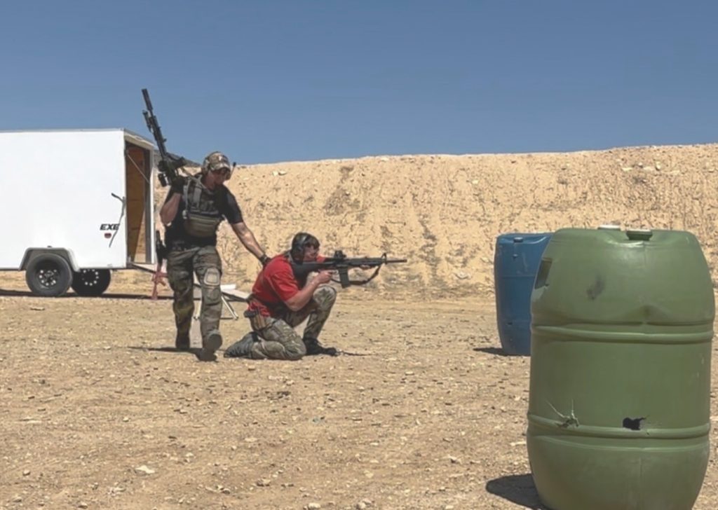 rifle train range training