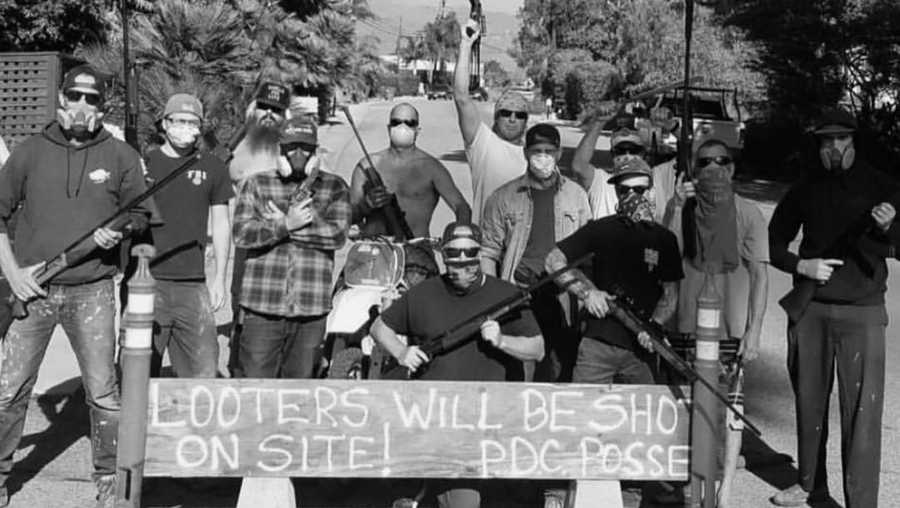 neighbors banding together during rioting looting natural disaster