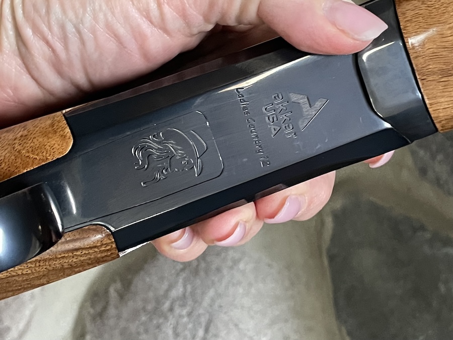 Akkar shotgun cowgirl engraving
