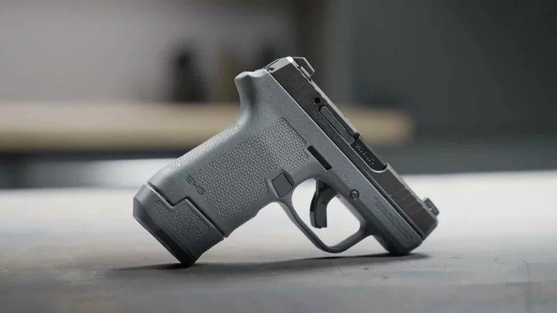 Ruger LCP MAX with Magpul Enhanced Handgun Grip
