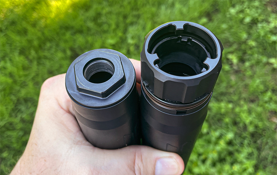 BANISH VRMT 223 SS and HNT 30 SS stainless steel suppressors
