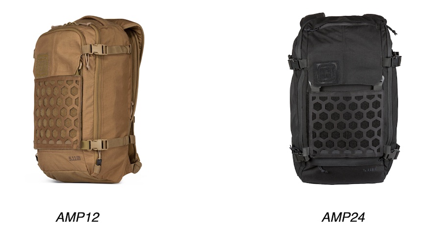 5.11 AMP12 AMP24 backpacks