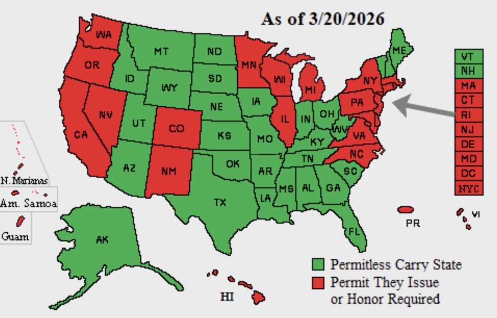 permitless constitutional carry states