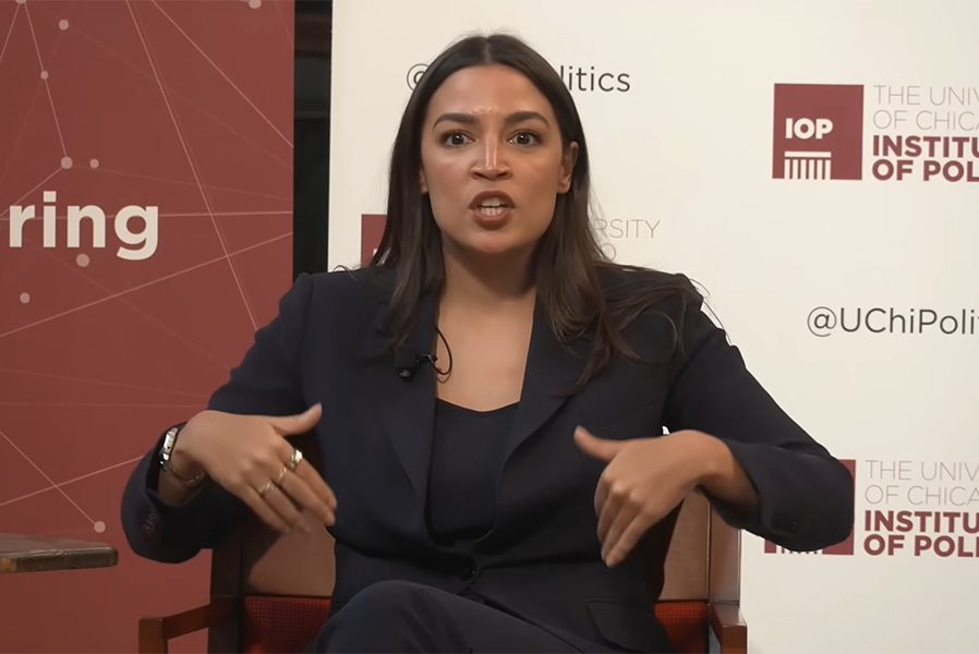 AOC Alexandria Ocasio-Cortez angry surprised