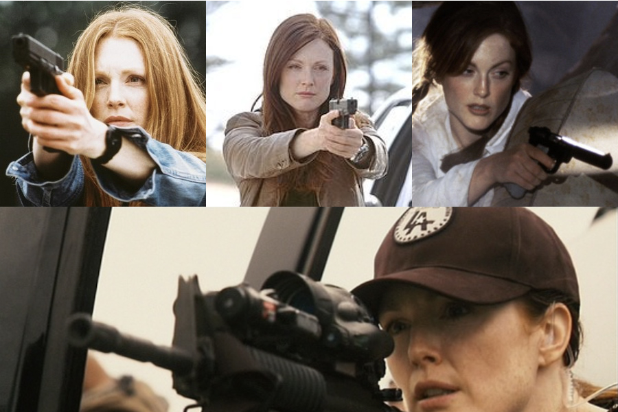 Julianne Moore guns