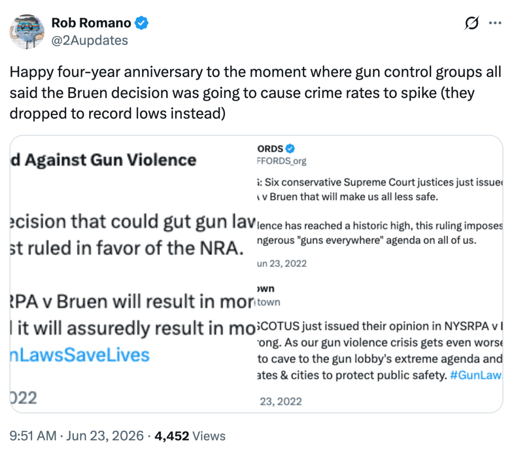 rob romano bruen anniversary tweet