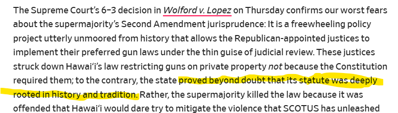 Mark Joseph Stern The Supreme Court’s New Expansion of the Second Amendment Is Genuinely Deranged