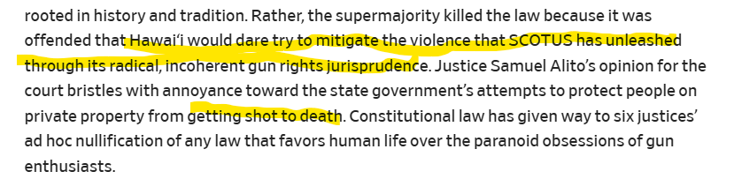 Mark Joseph Stern The Supreme Court’s New Expansion of the Second Amendment Is Genuinely Deranged