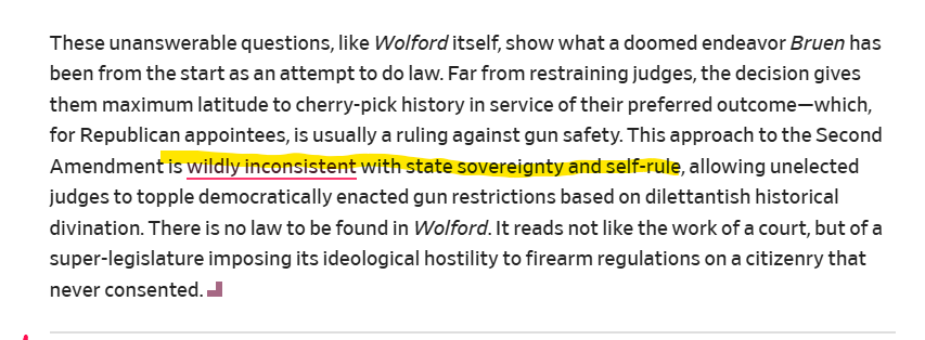 Mark Joseph Stern The Supreme Court’s New Expansion of the Second Amendment Is Genuinely Deranged