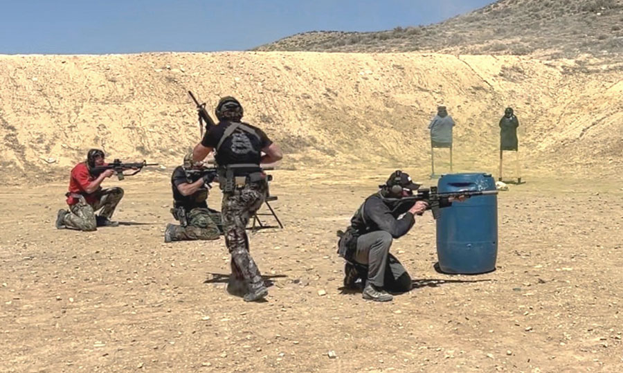 range train cover concealment rifle training