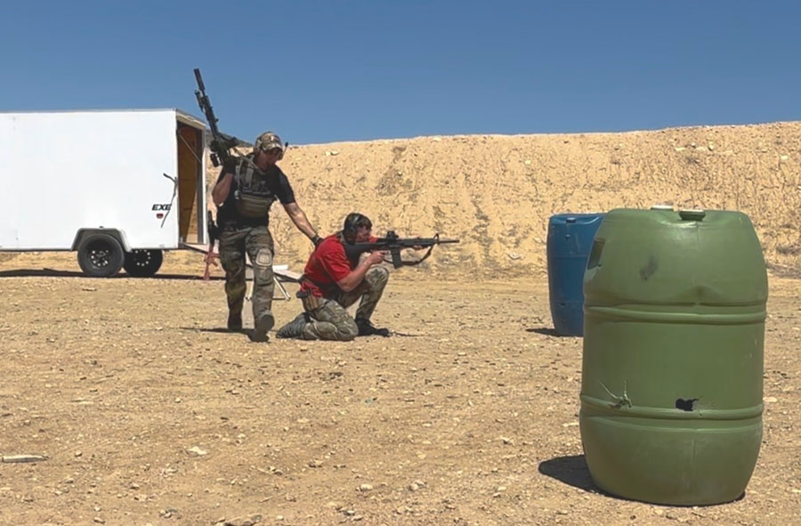 range train cover concealment rifle training
