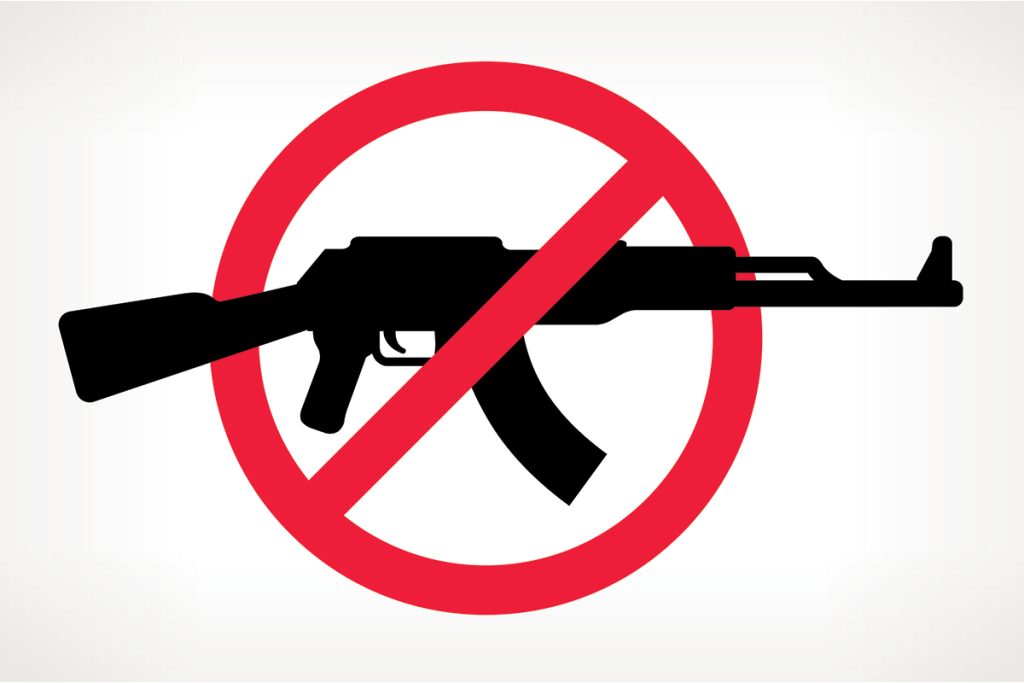 assault weapons ban AWB sign