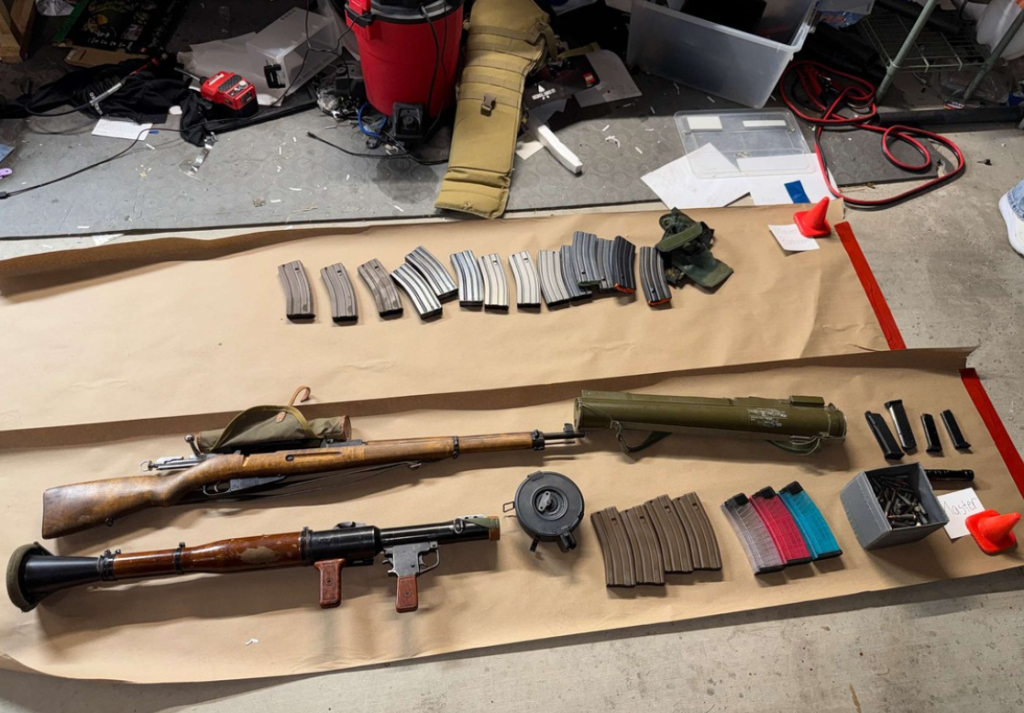 Allison Howlett Las Vegas police arrest weapons cache