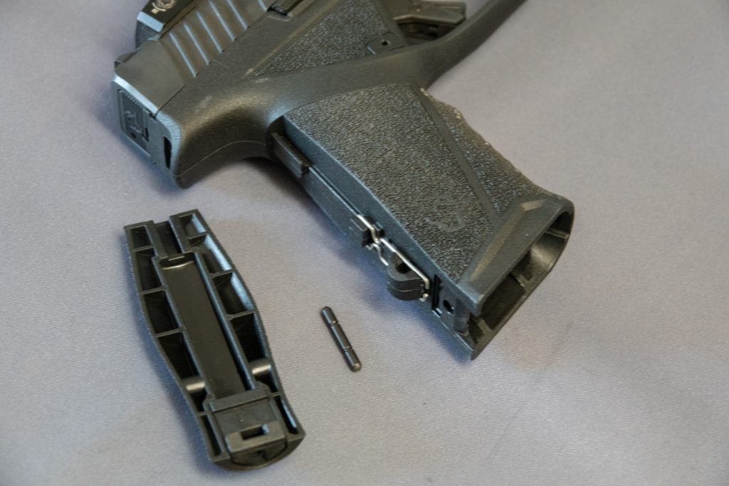 Taurus, TX9, 9mm, modular duty pistol, nightstick weapon light, Gideon Omega red dot, interchangeable backstrap, modular grip,