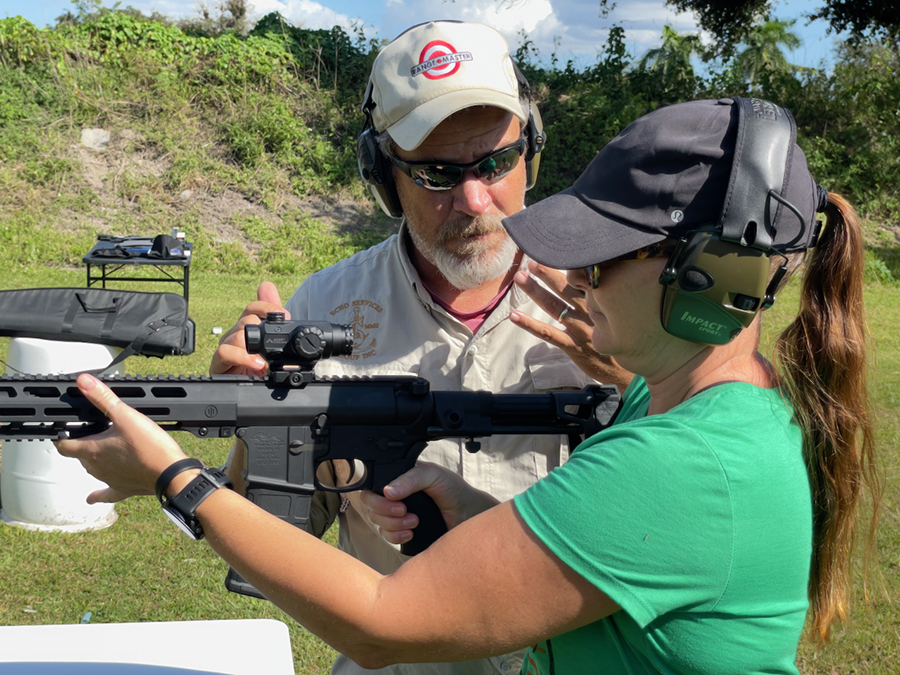 range train firearms self-defense training