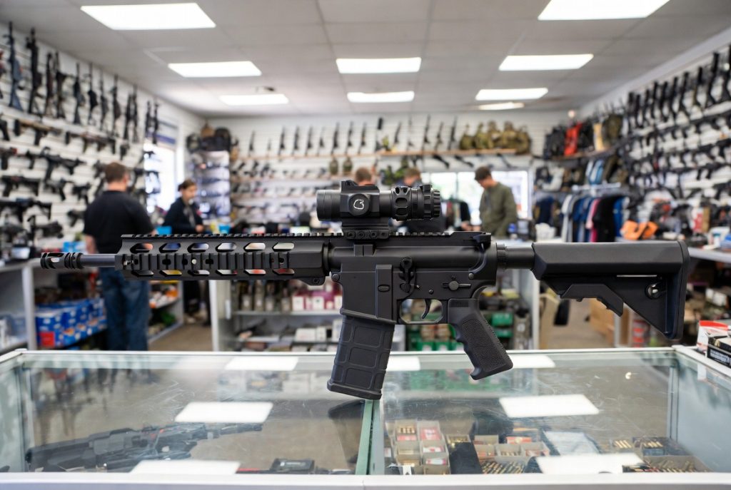 ar-15 gun store counter Grok