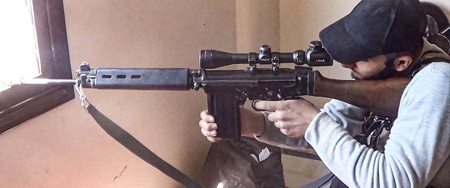 resting rifle barrel on window sill barrel harmonics
