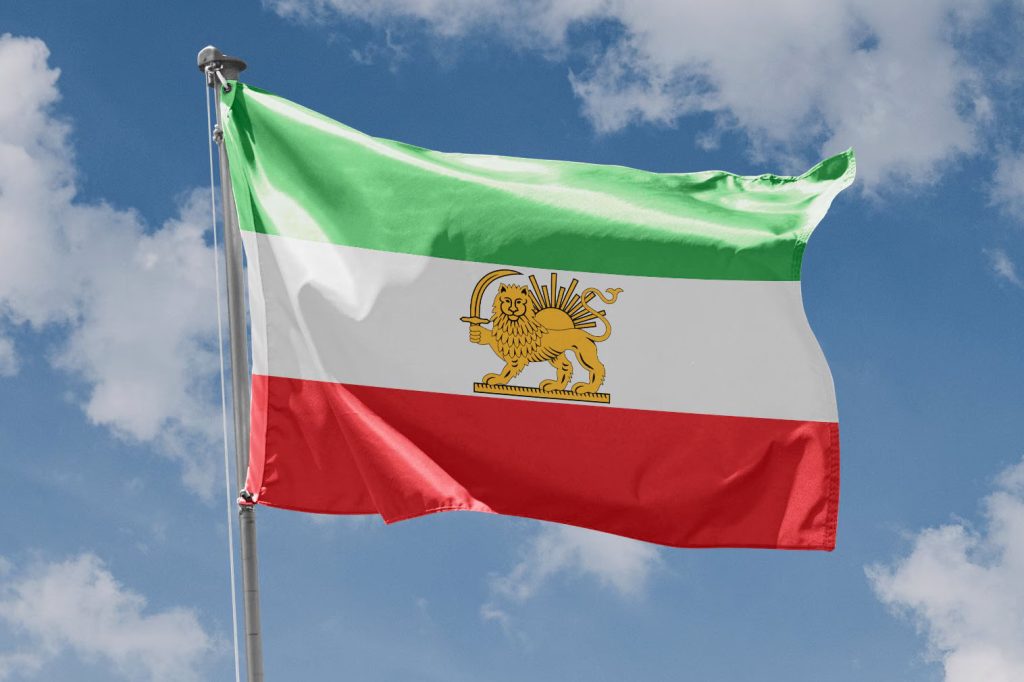 traditional iranian flag