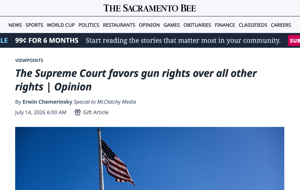 Sacramento Bee Wolford Erwin Chemerinsky
