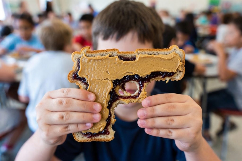 PBJ sandwich gun Grok