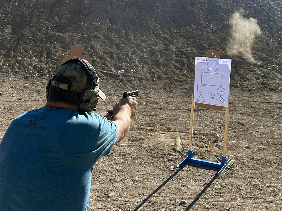range train thoracic triangle target
