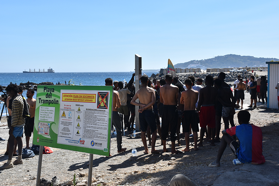 Ceuta Spain Morocco invasion