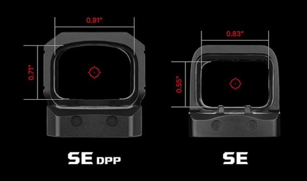 Osight SE DPP Enclosed Emitter Red Dot Sight