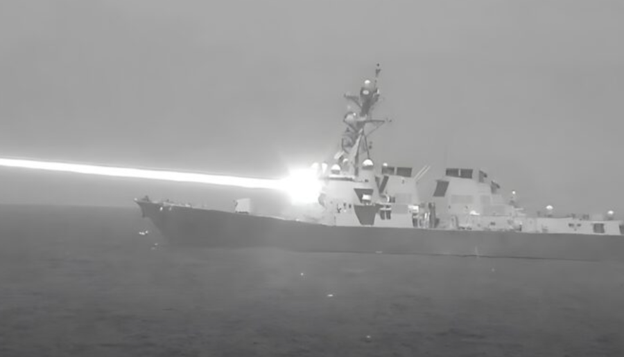 Aegis anti-drone laser