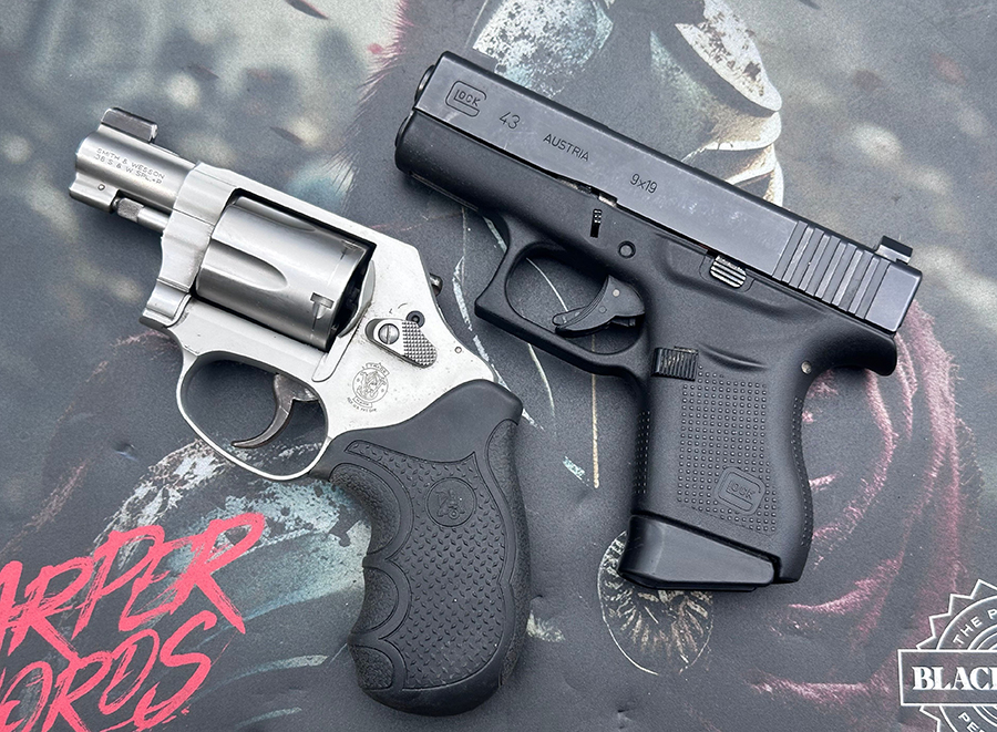 Smith & Wesson J-Frame GLOCK 43 G43
