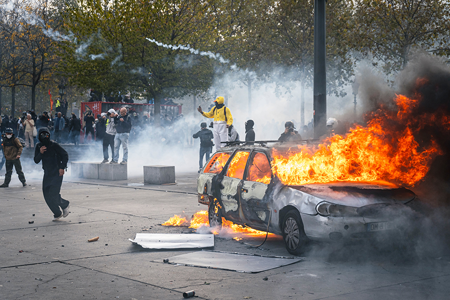 France: Paris France Protests Riots