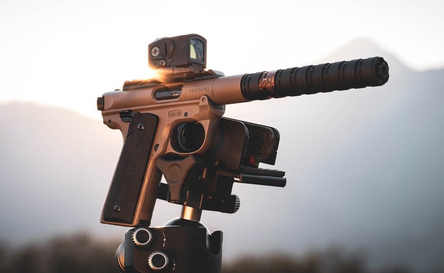 suppressed Ruger Mark IV